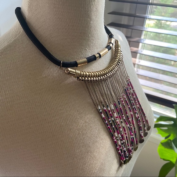 mark. Beaded back lace and bracelet set pink/gold - Picture 4 of 8